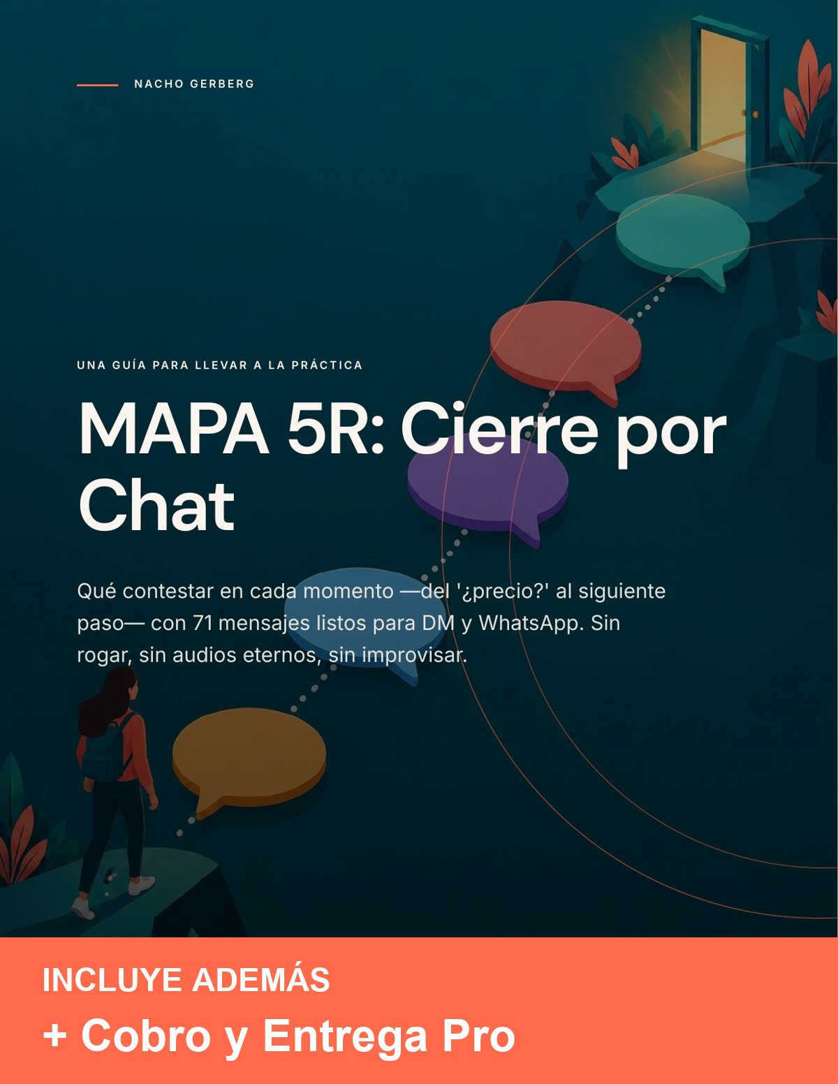 MAPA 5R: Cierre por Chat + Cobro y Entrega Pro